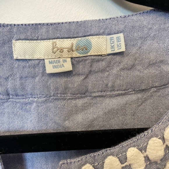 Boden Linen Blend Shift Dress - Picture 2 of 4